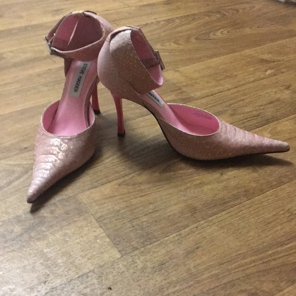 Steve Madden Shoes - STEVE MADDEN LUXXX HEEL IN PINK LEATHER